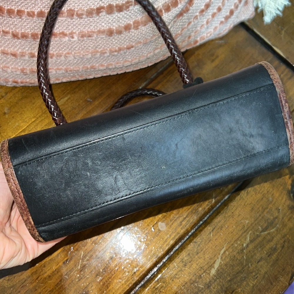 Brighton‎ Small Vintage Leather Bag- OS - Picture 5 of 9